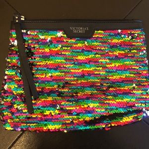 Rainbow Sequin Wristlet by Victoria’s Secret